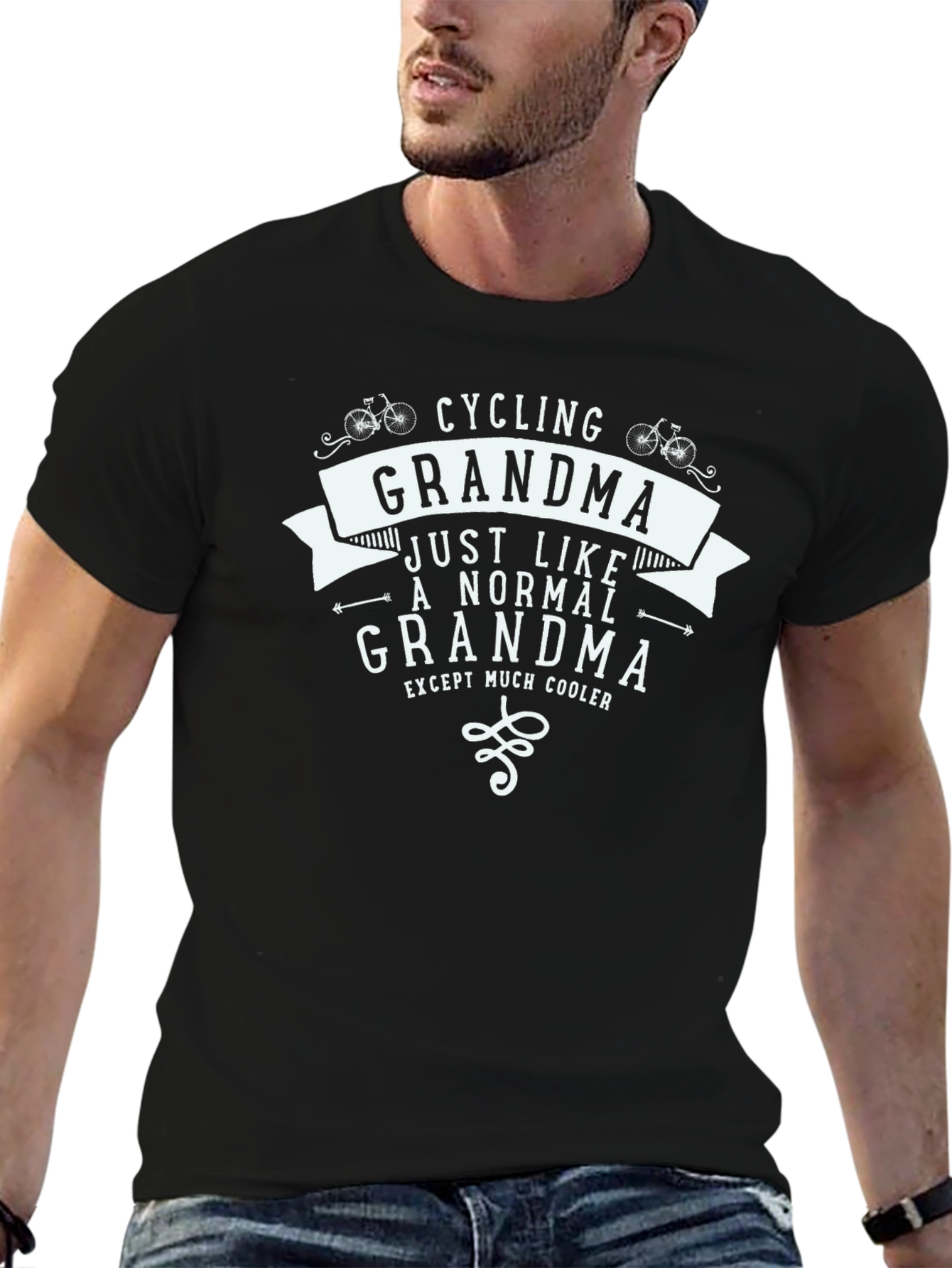 Cycling Grandma T-Shirt - Cool & Fun!