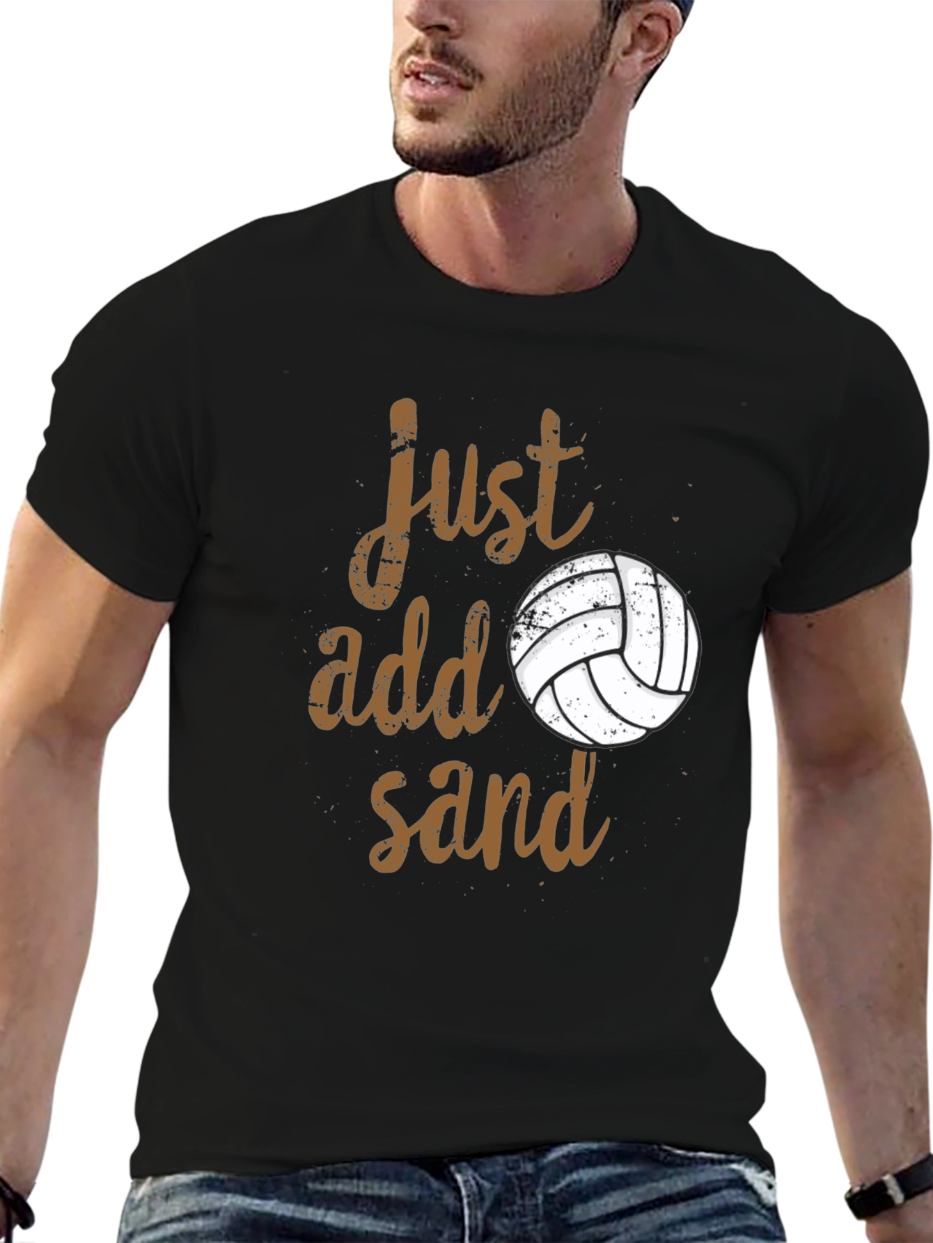 Just Add Sand T-Shirt Volleyball Player Tee