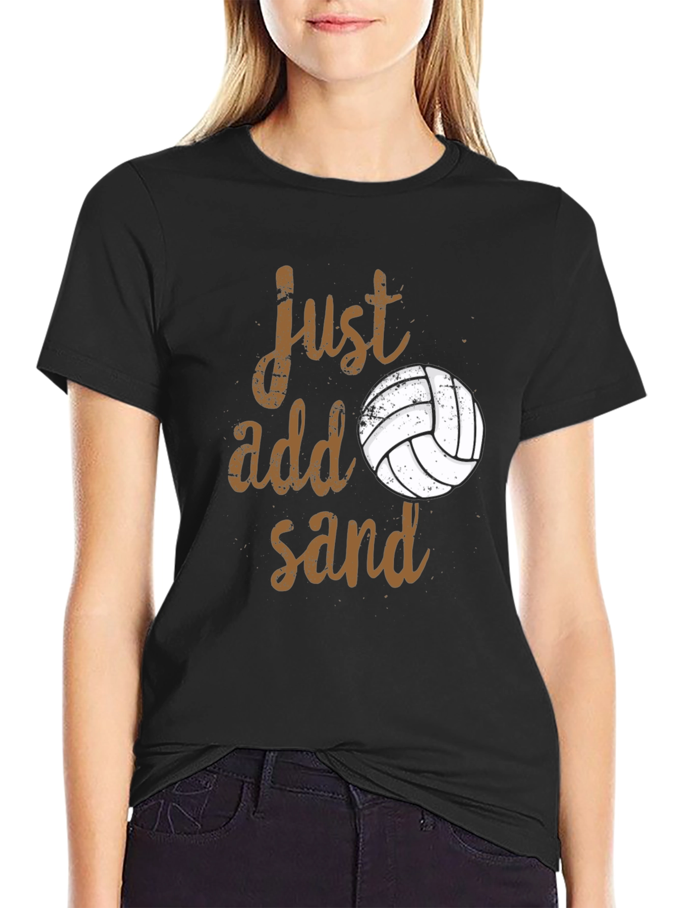 Just Add Sand T-Shirt Volleyball Player Tee