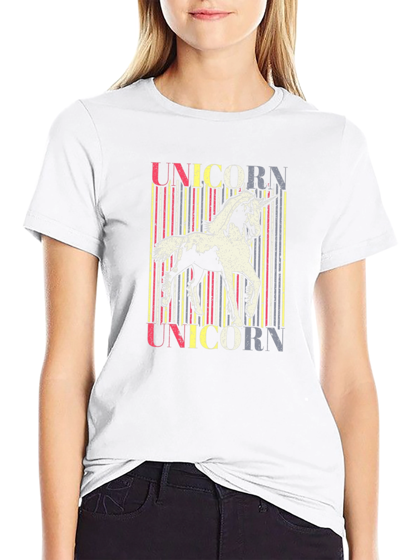 Unicorn Graphic Print Tee