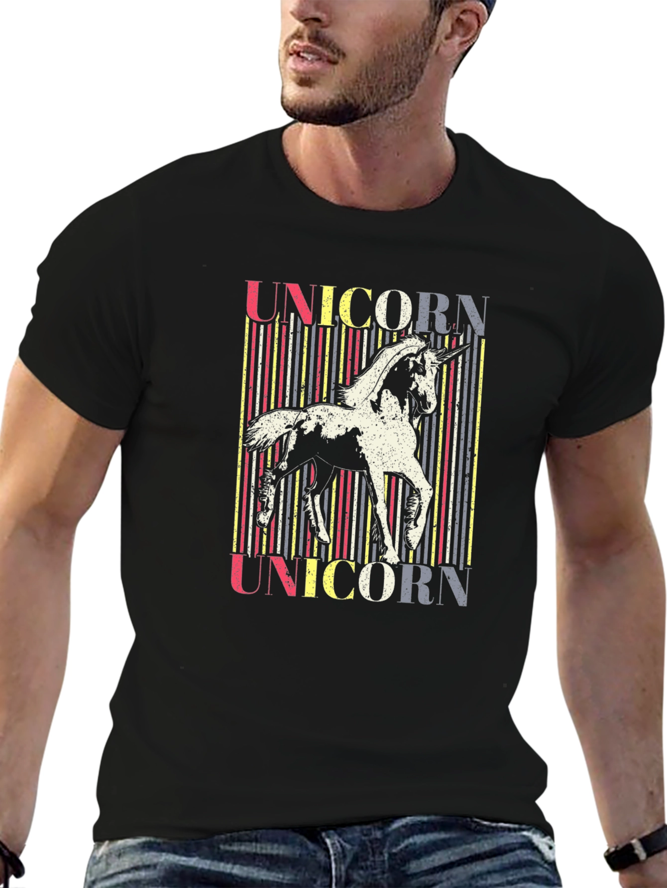 Unicorn Graphic Print Tee