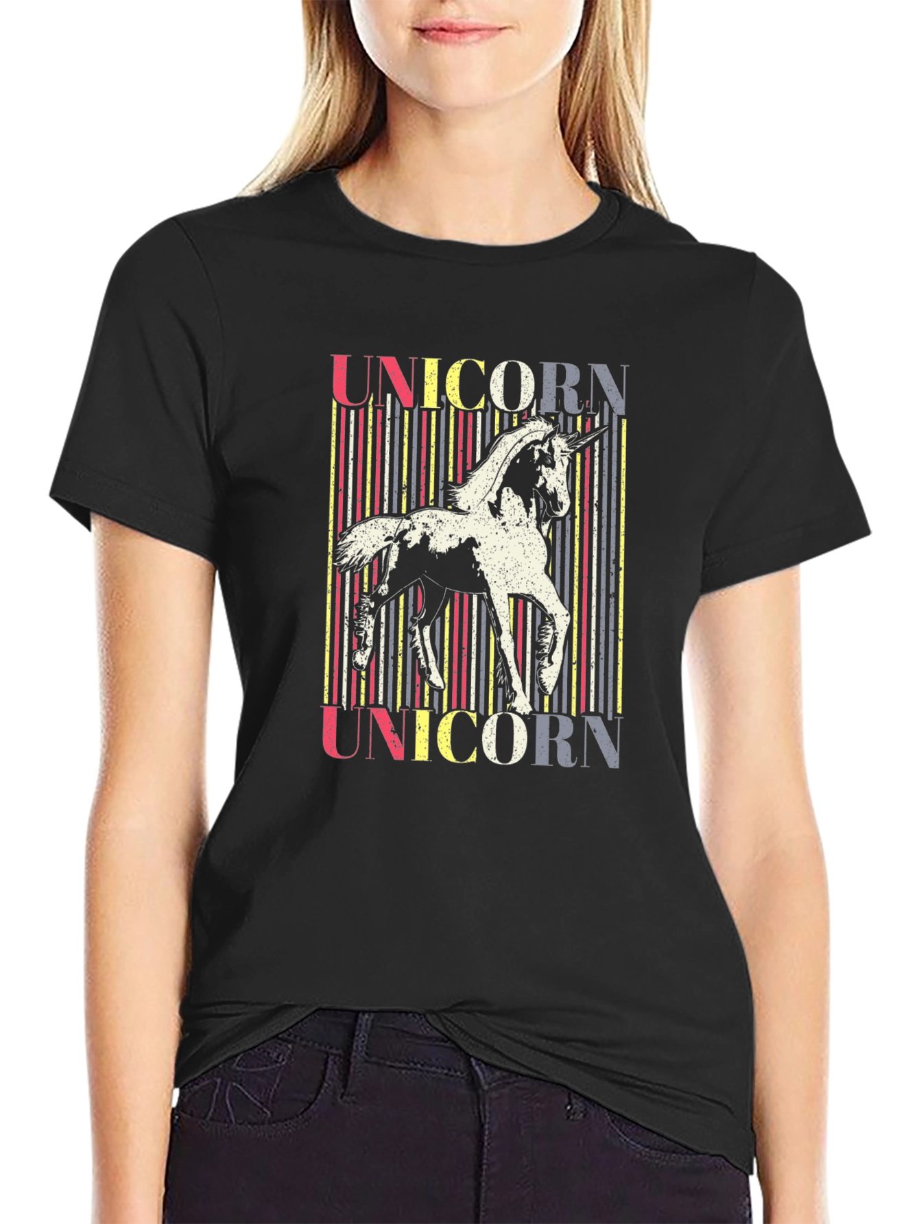 Unicorn Graphic Print Tee