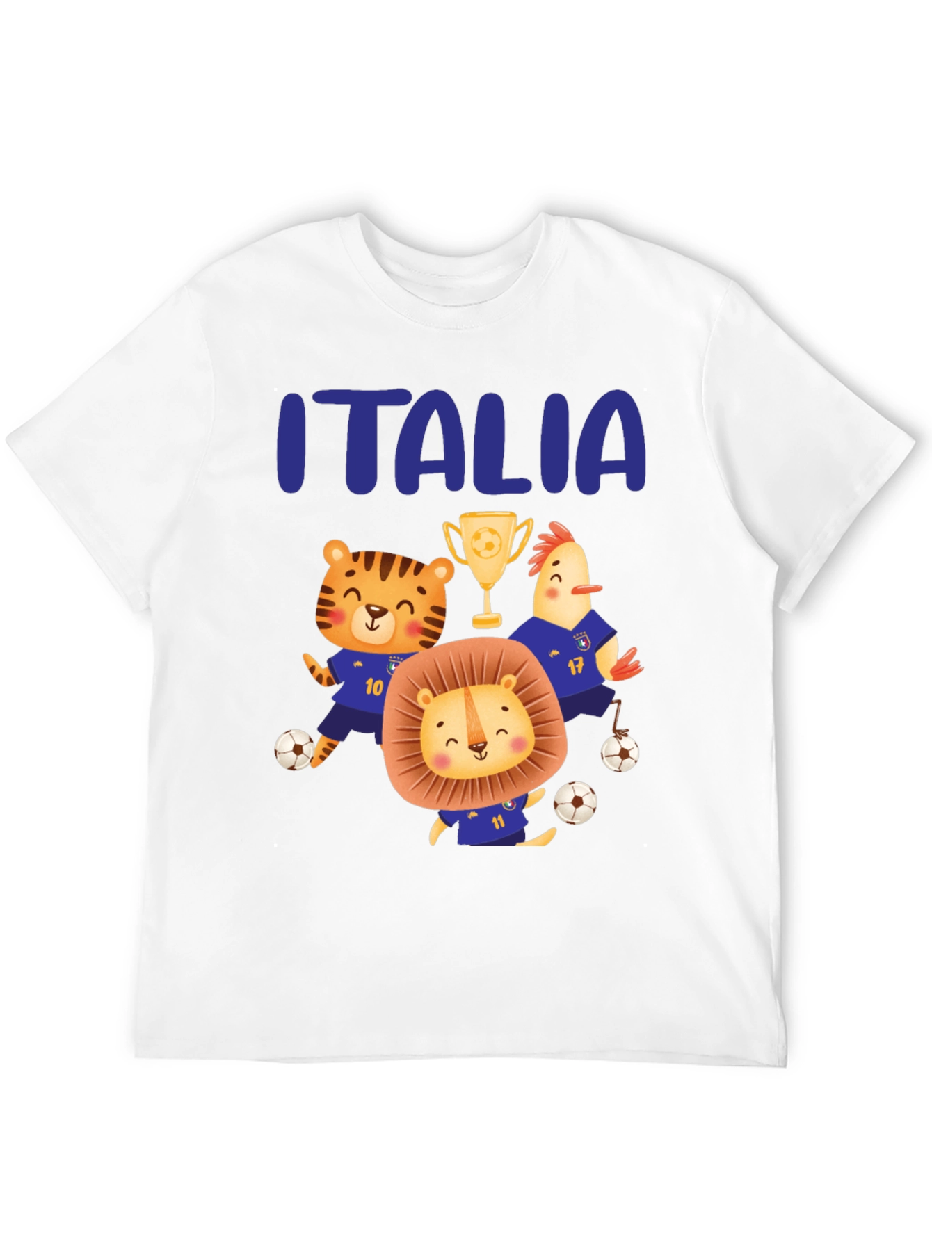 Italia Soccer Animals T-Shirt