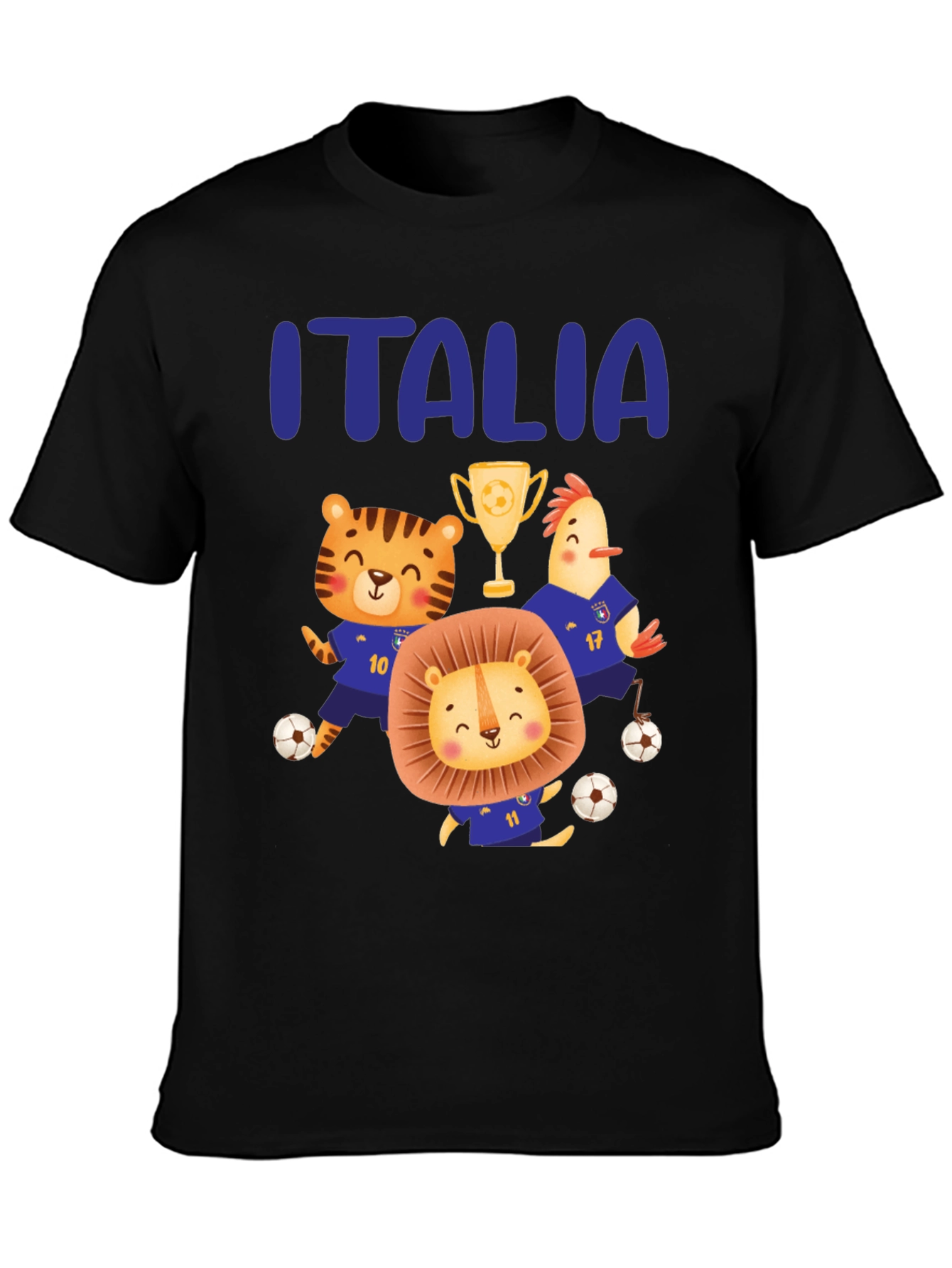 Italia Soccer Animals T-Shirt