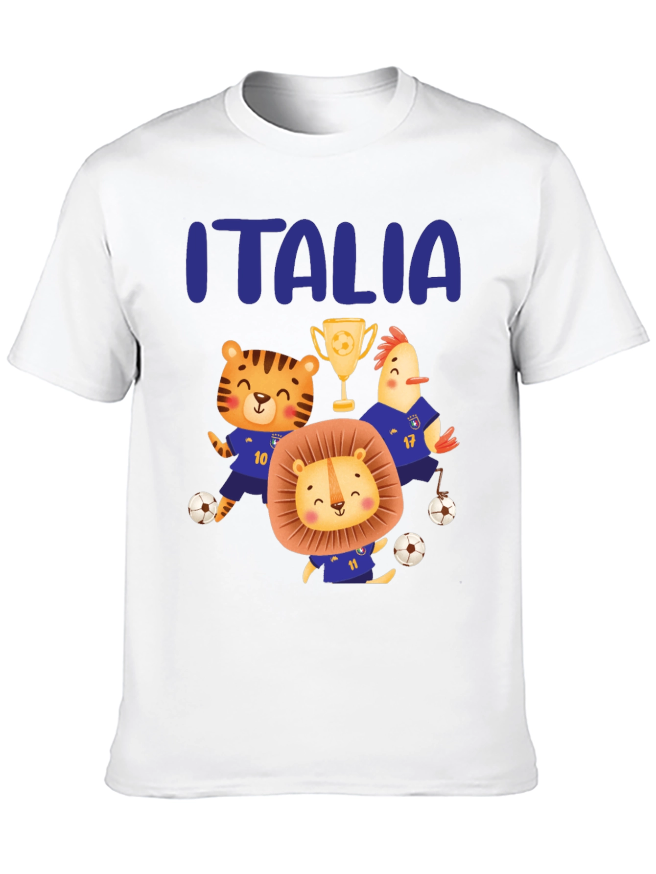Italia Soccer Animals T-Shirt