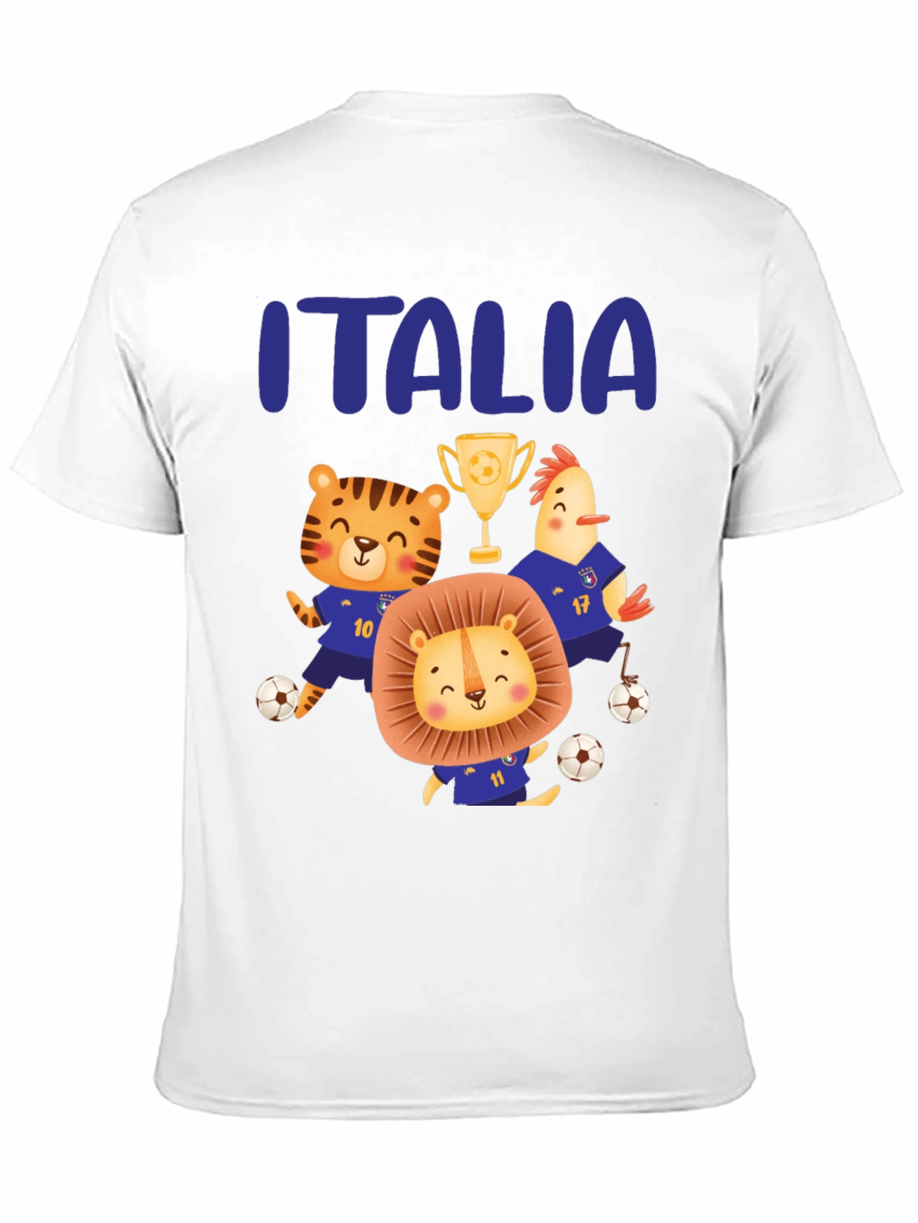 Italia Soccer Animals T-Shirt