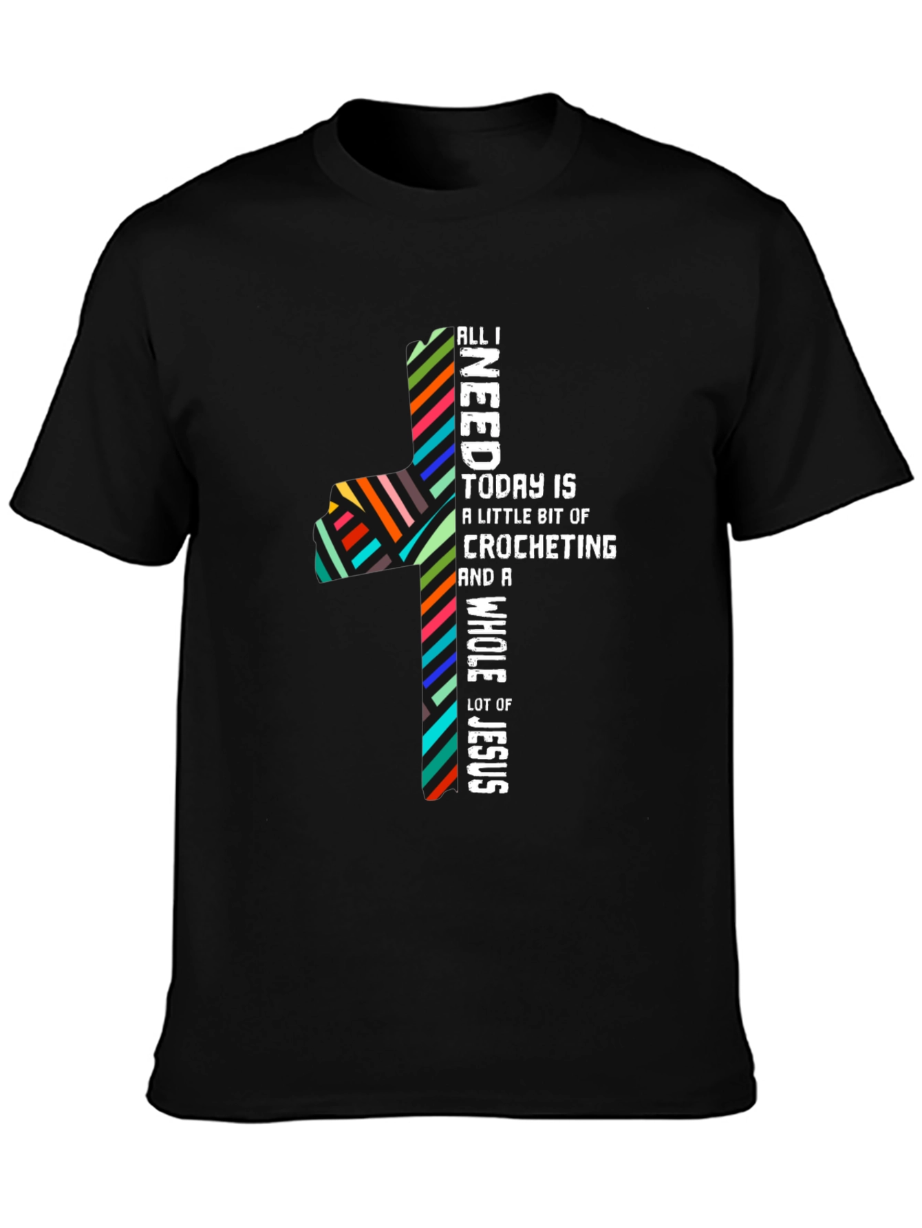 Crocheting & Jesus T-Shirt