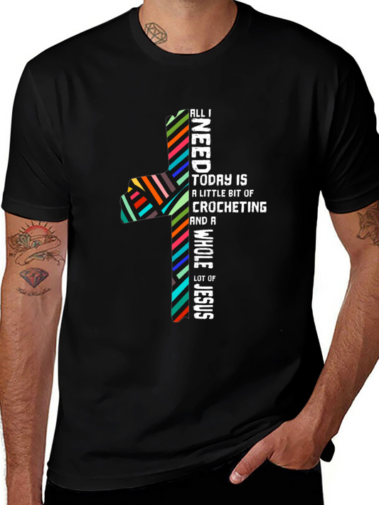 Crocheting & Jesus T-Shirt