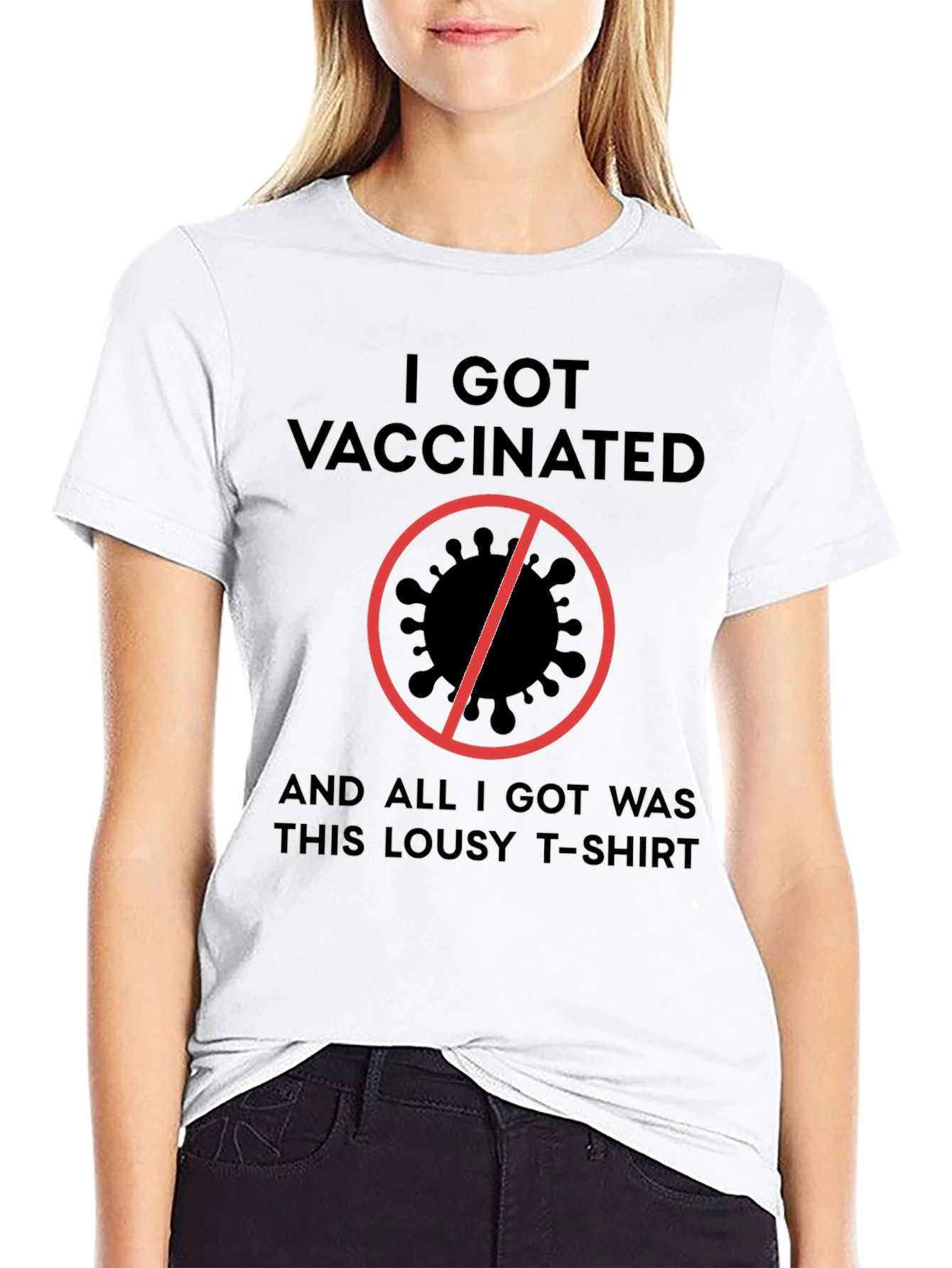 I Got Vaccinated T-Shirt - Funny Graphic Tee