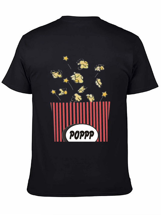Popcorn Graphic Tee -  Movie Night Ready!