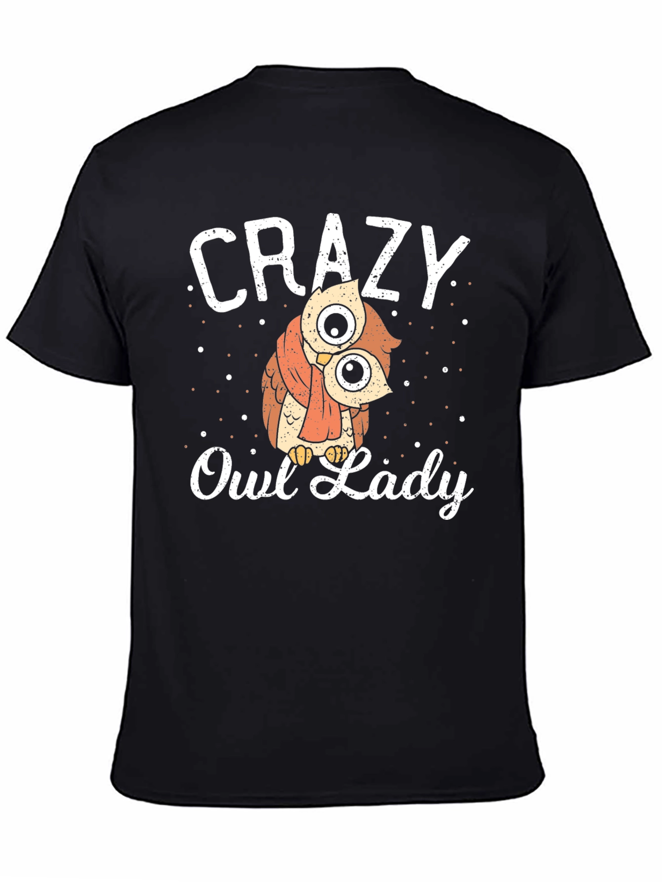 Crazy Owl Lady T-Shirt