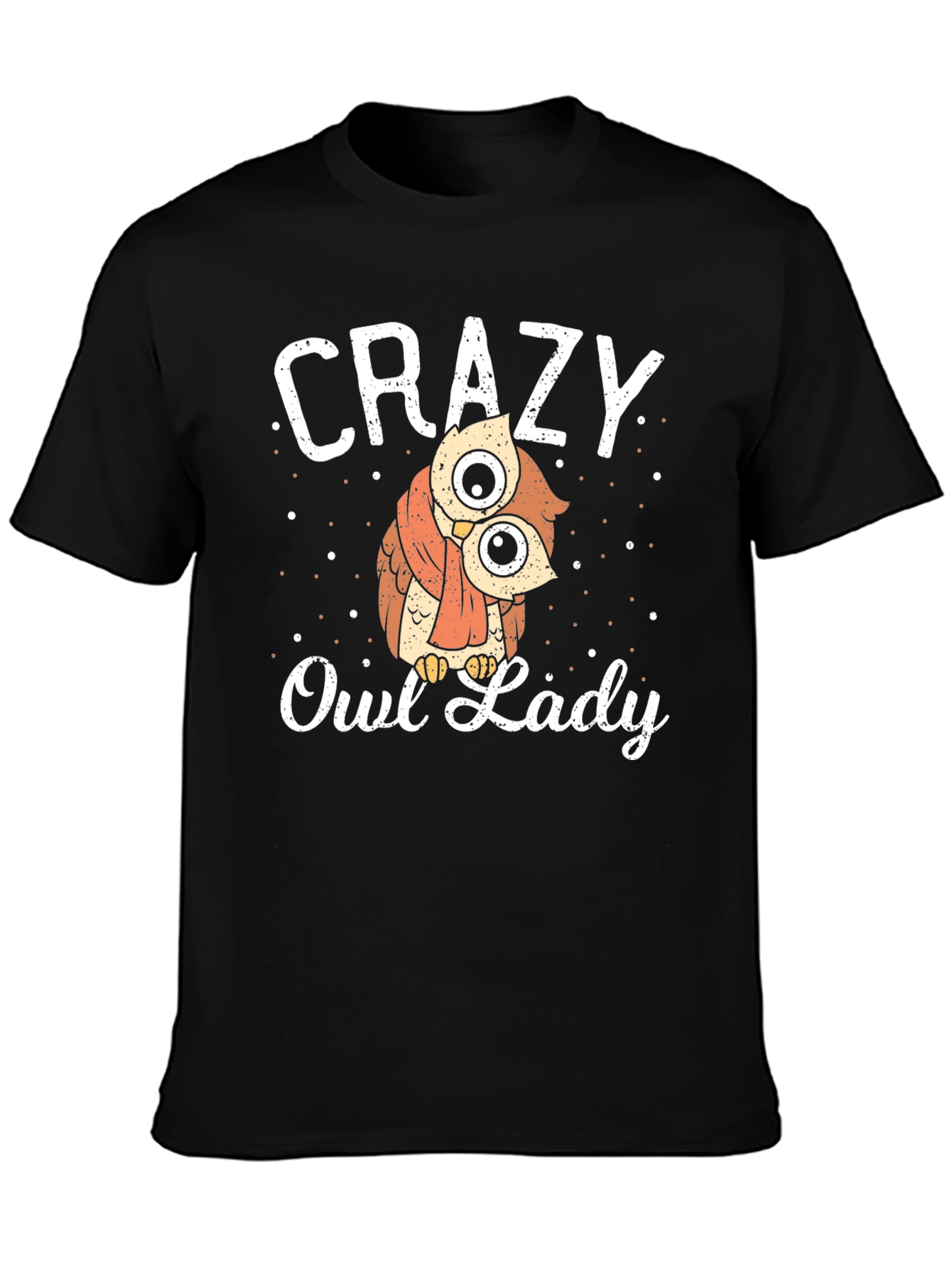 Crazy Owl Lady T-Shirt