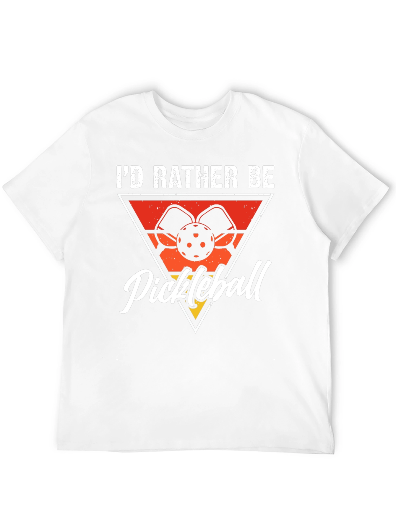 Pickleball Graphic Tee - Id Rather Be Playing