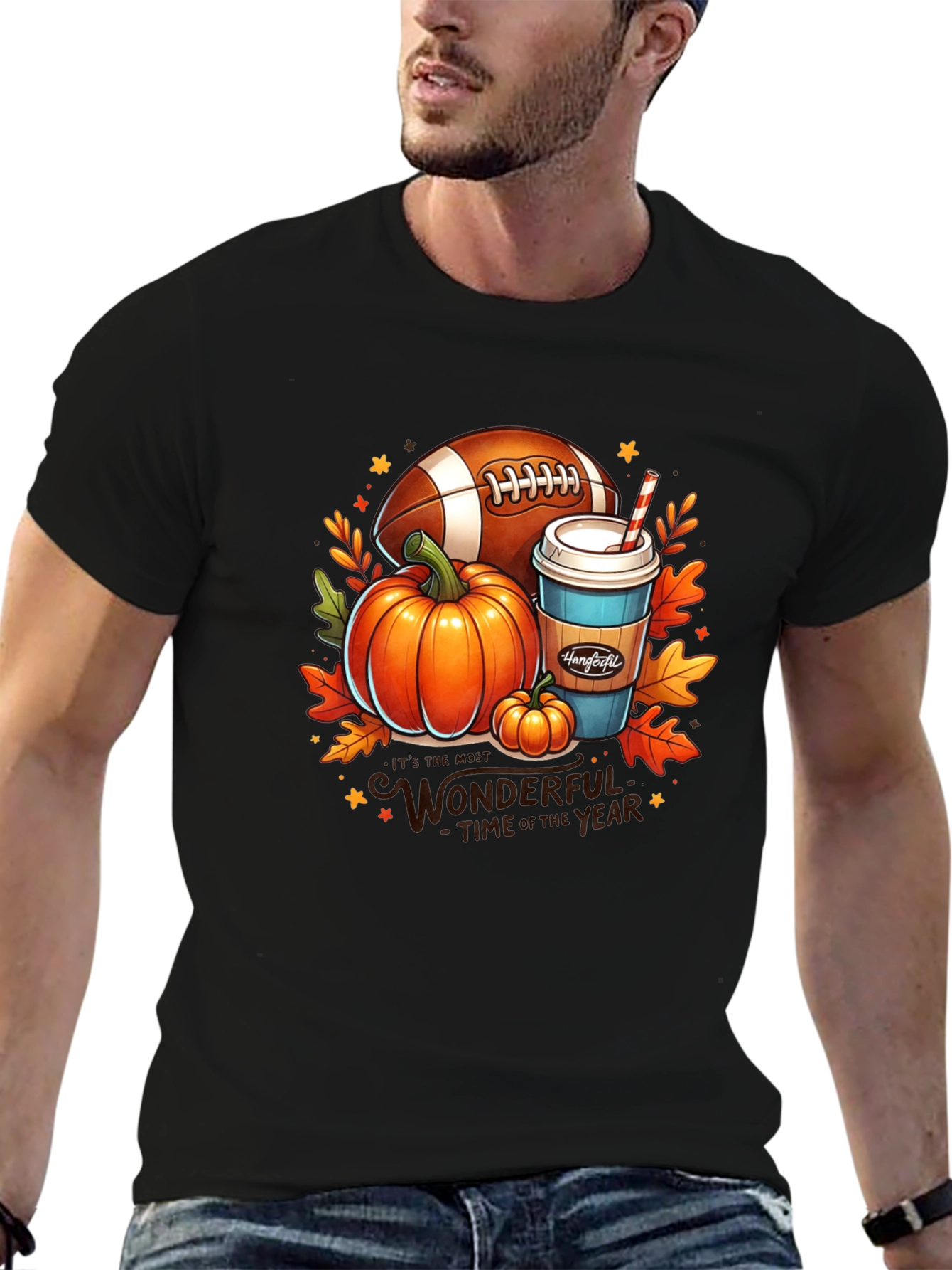Fall Football Pumpkin Spice T-Shirt