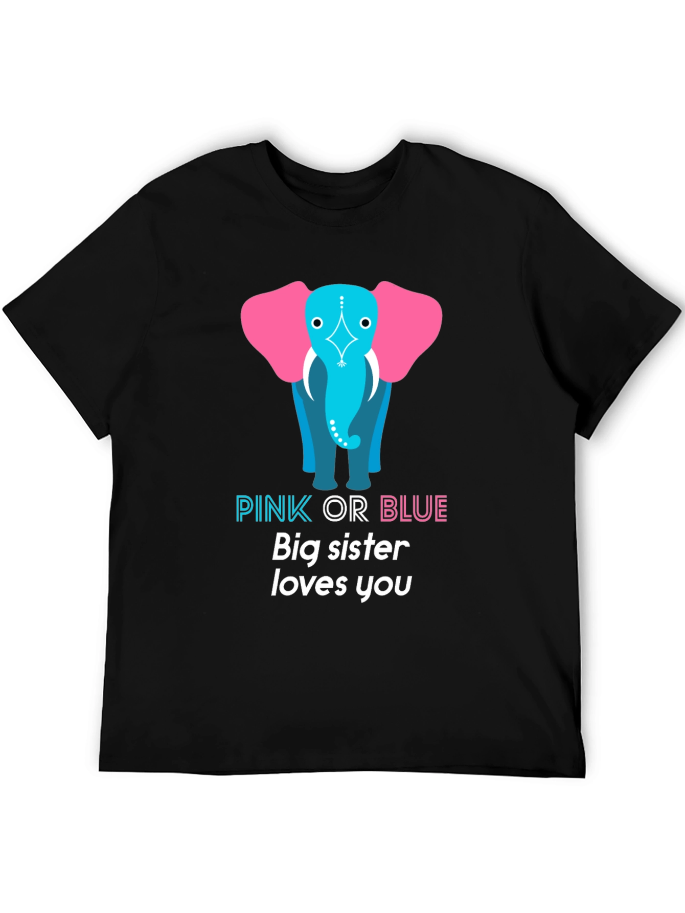 Pink or Blue Big Sister T-Shirt
