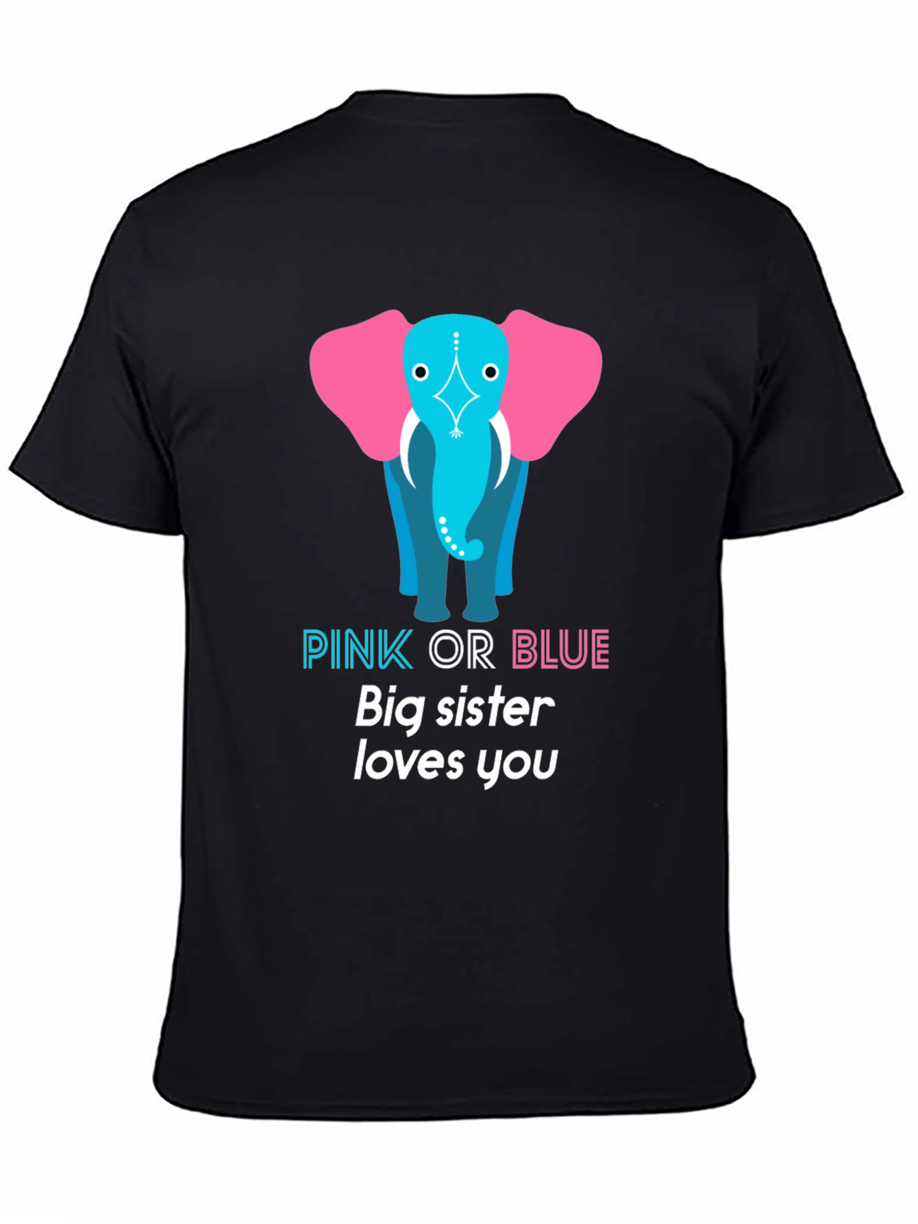Pink or Blue Big Sister T-Shirt