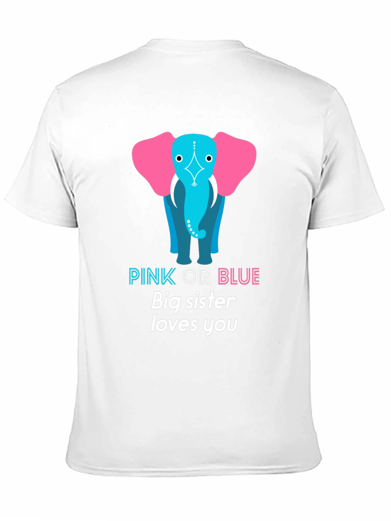 Pink or Blue Big Sister T-Shirt