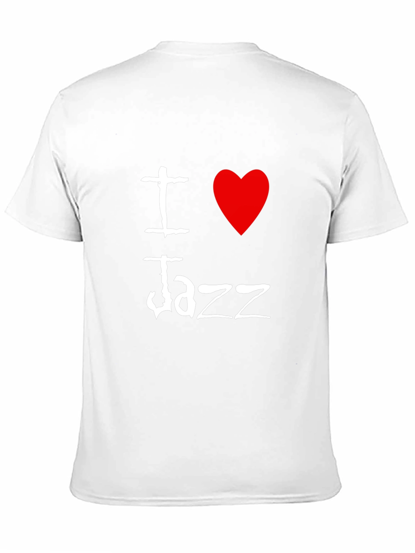 I Love Jazz Graphic T-Shirt - Mens Black Tee