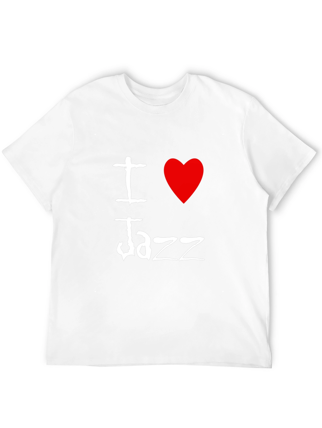 I Love Jazz Graphic T-Shirt - Mens Black Tee