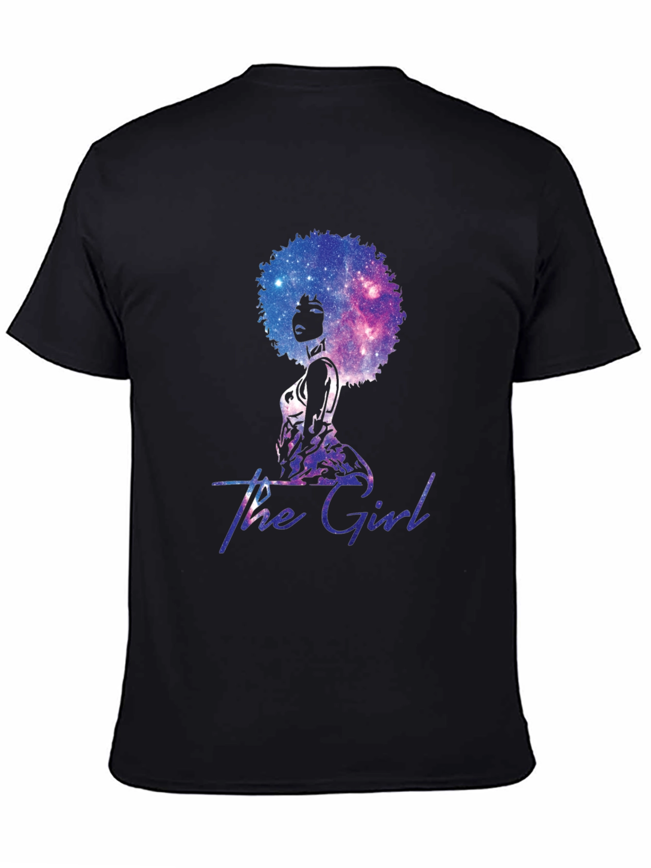 The Girl Galaxy Afro T-Shirt - Unique Graphic Tee