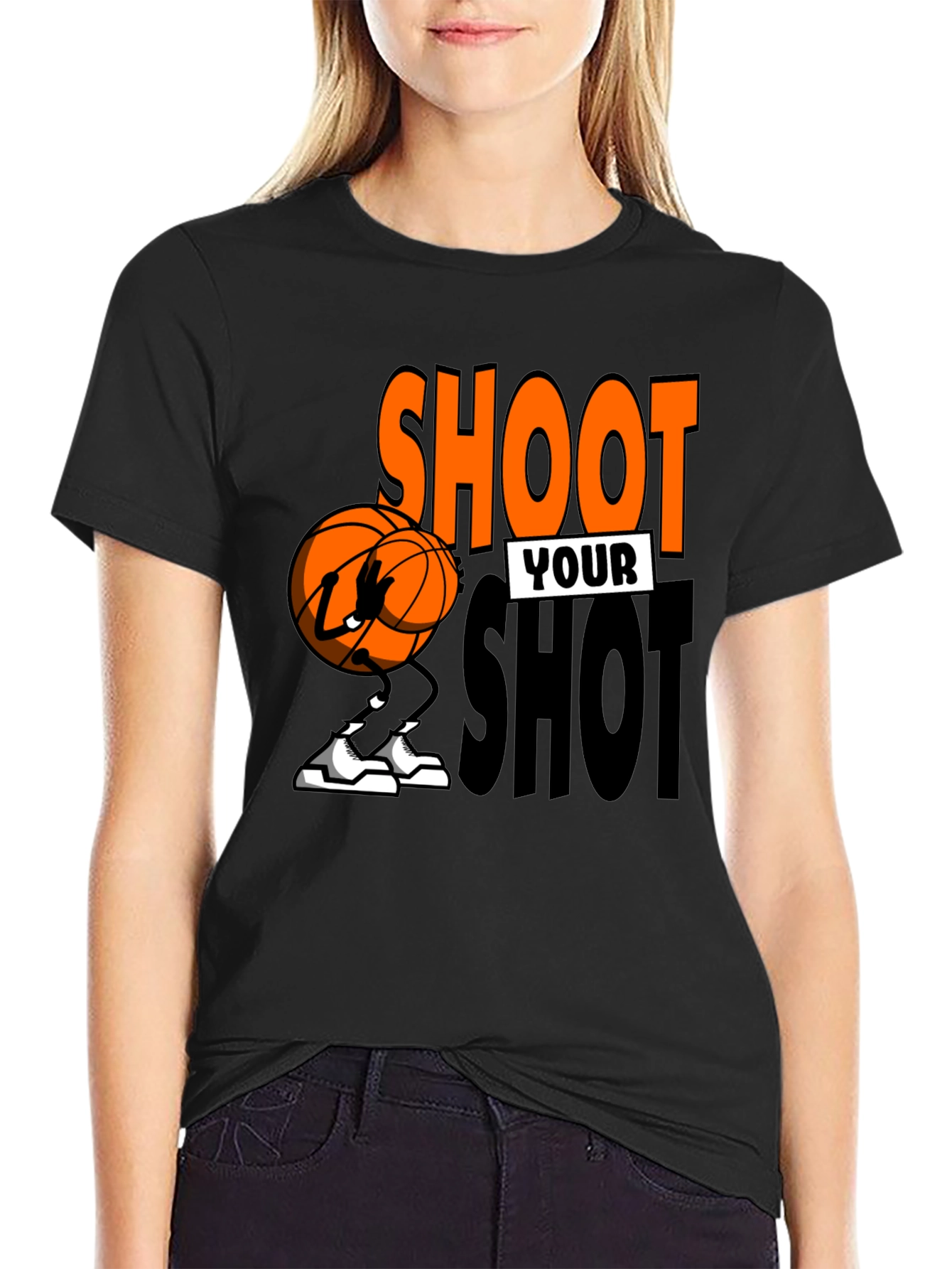 Shoot Your Shot Basketball Graphic Tee