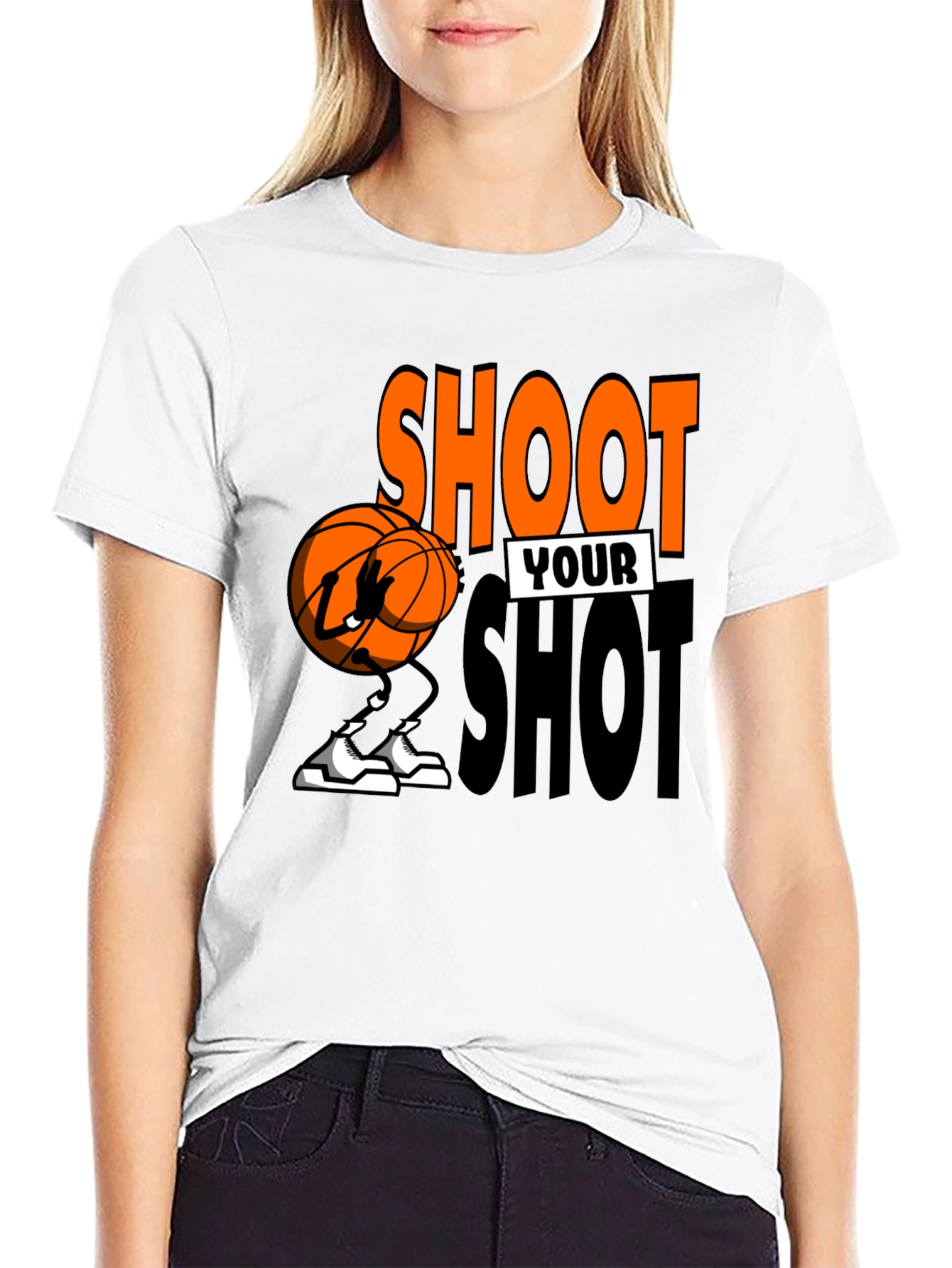 Shoot Your Shot Basketball Graphic Tee