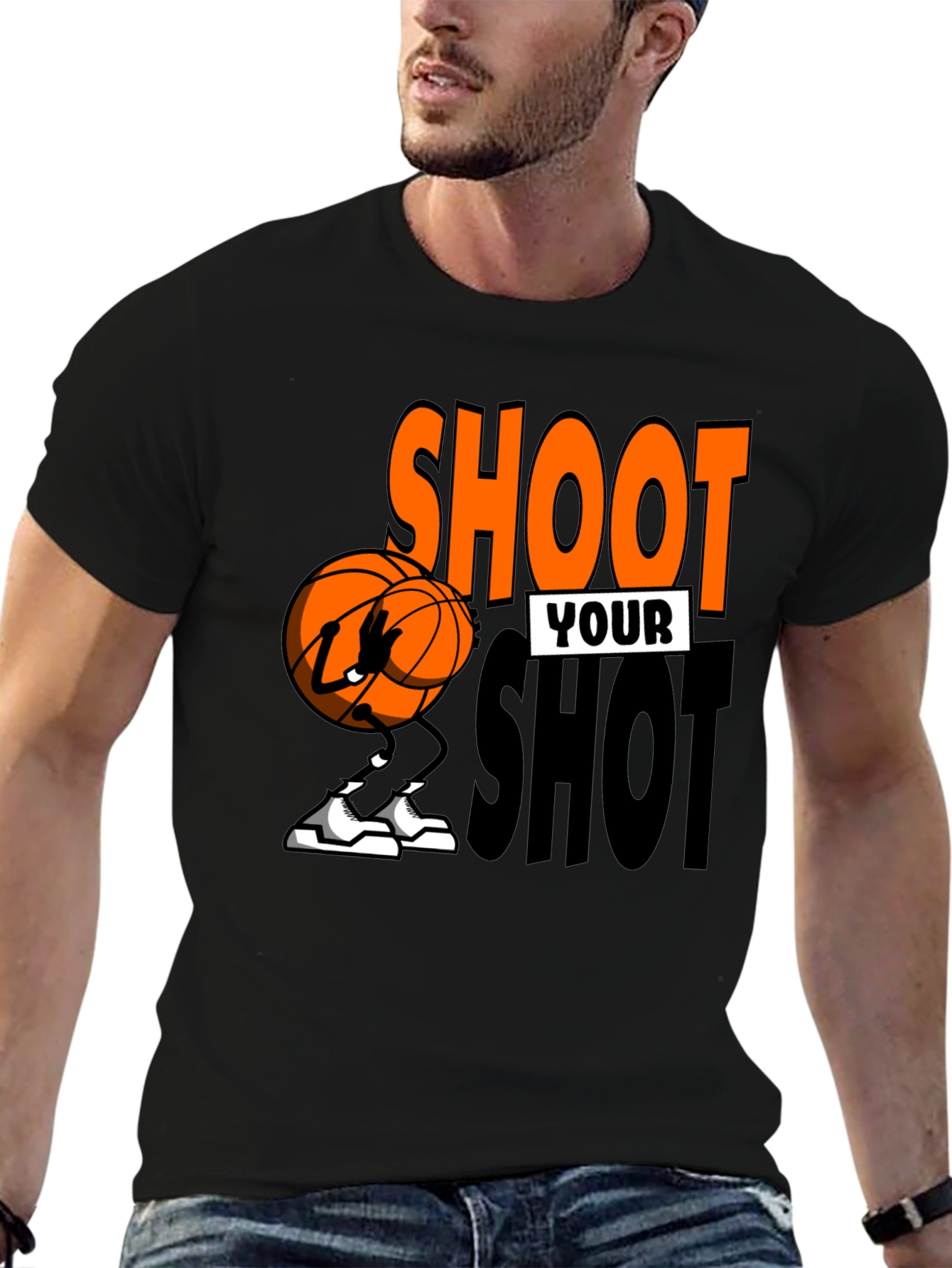 Shoot Your Shot Basketball Graphic Tee
