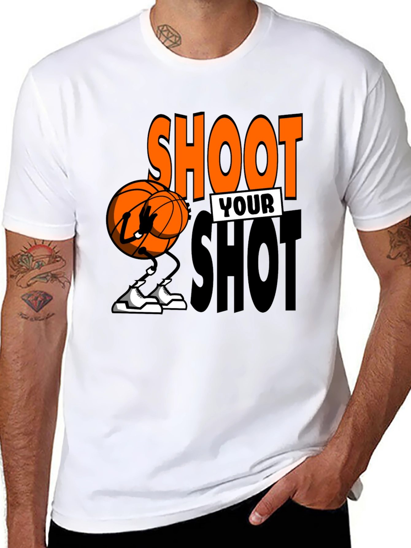 Shoot Your Shot Basketball Graphic Tee