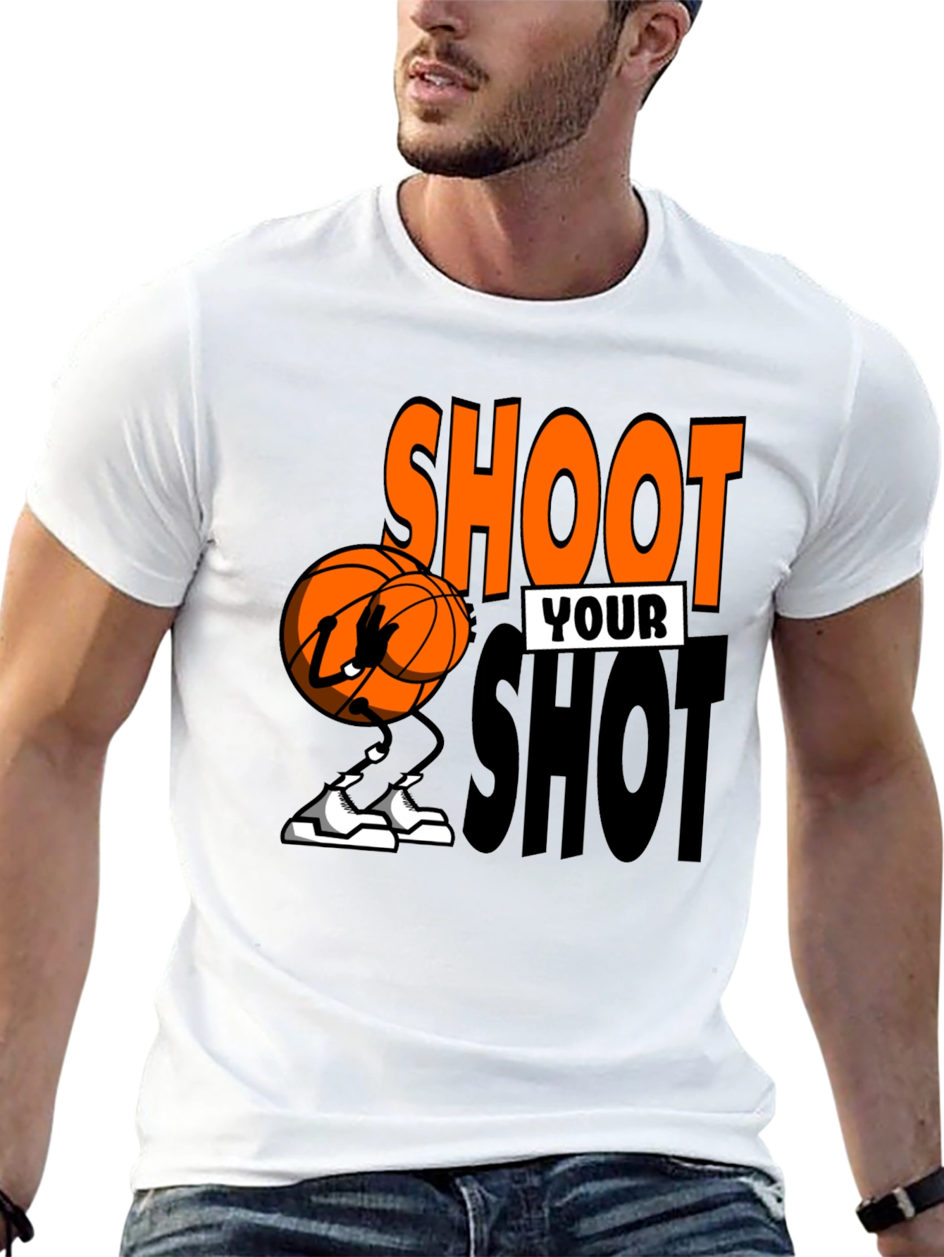 Shoot Your Shot Basketball Graphic Tee