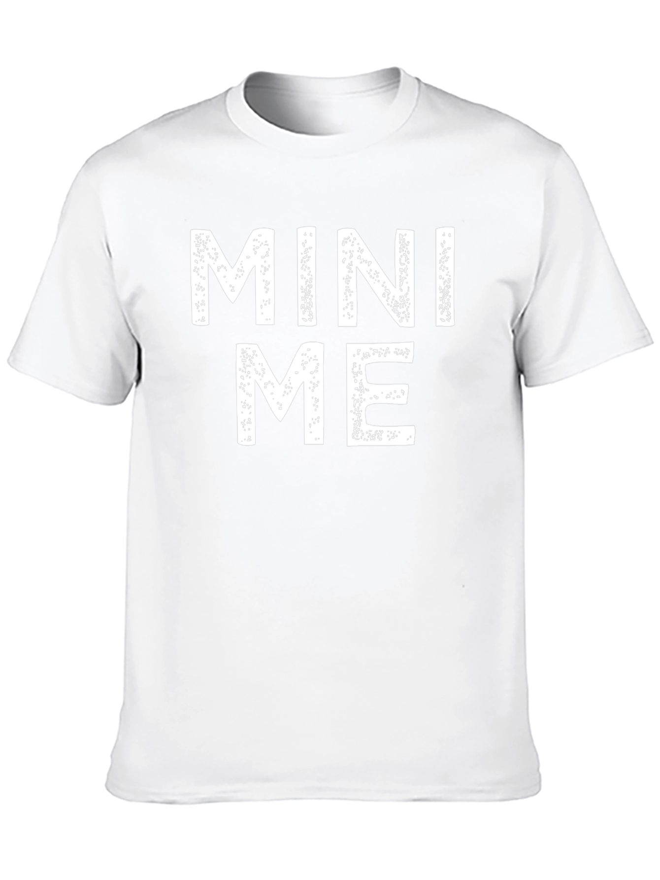 Mini Me Black Cotton Graphic T-Shirt