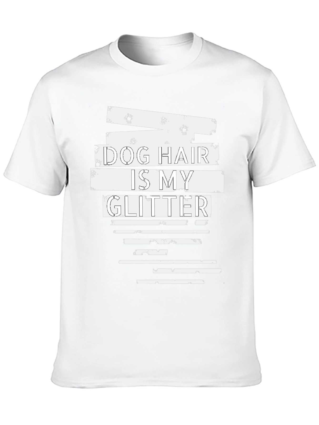 Dog Hair is My Glitter Graphic T-Shirt - Unisex