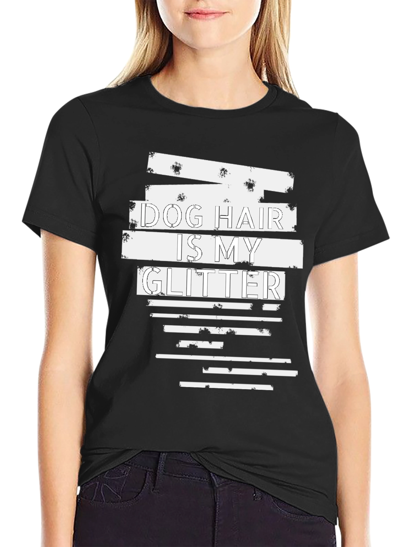 Dog Hair is My Glitter Graphic T-Shirt - Unisex