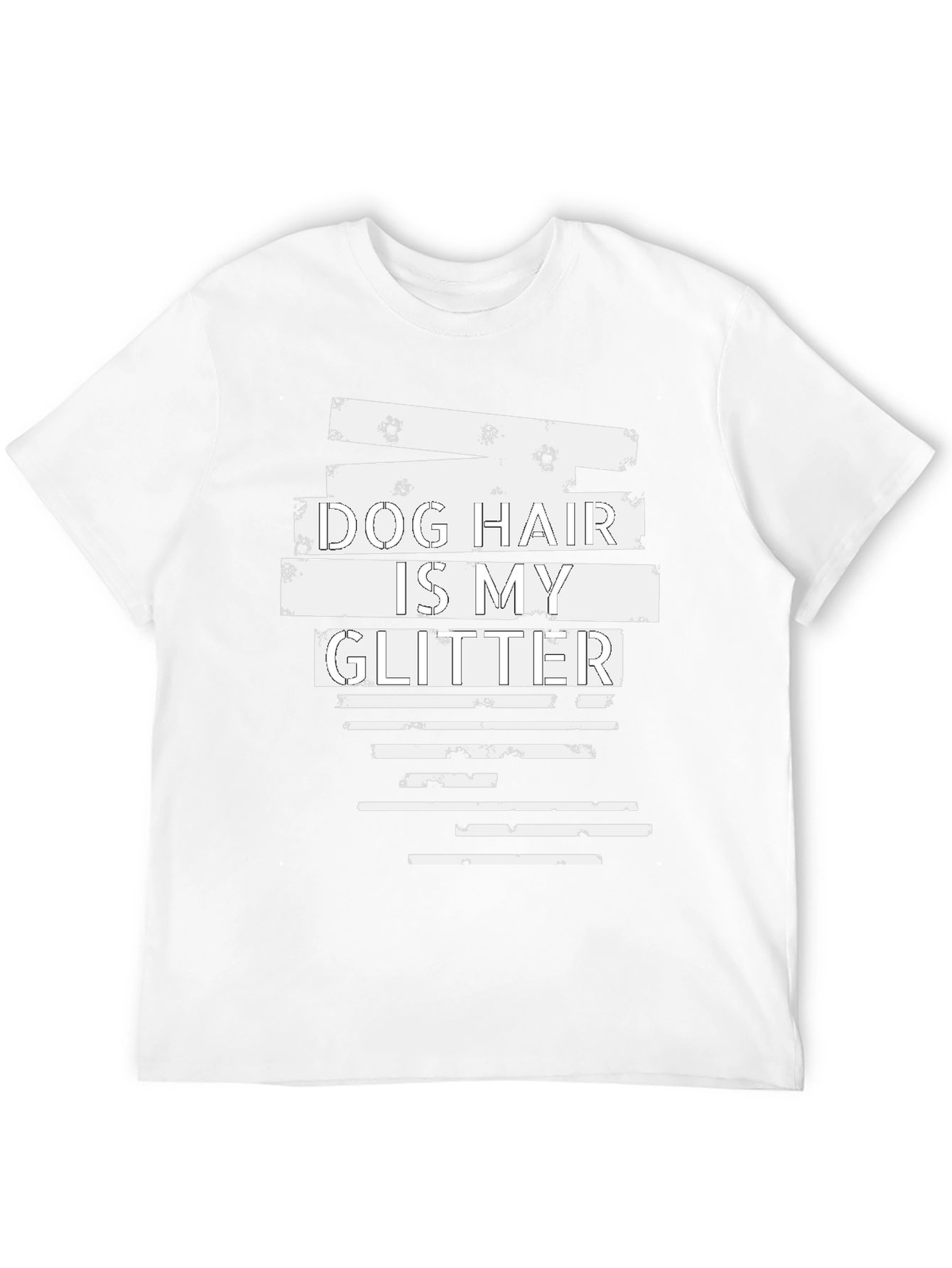 Dog Hair is My Glitter Graphic T-Shirt - Unisex