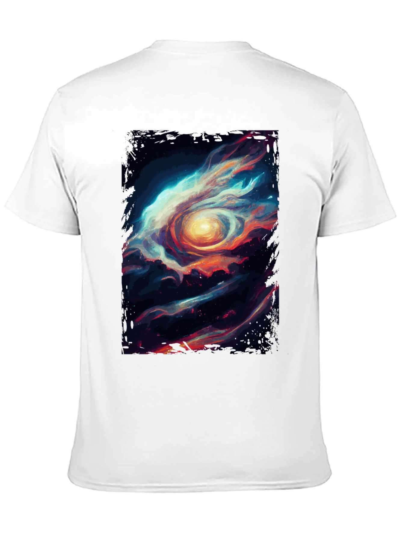 Cosmic Eye Graphic Tee - Stylish Black Cotton T-Shirt