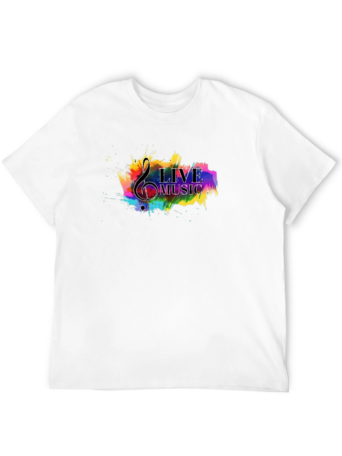 Live Music Graphic Tee - Unisex Cotton T-Shirt