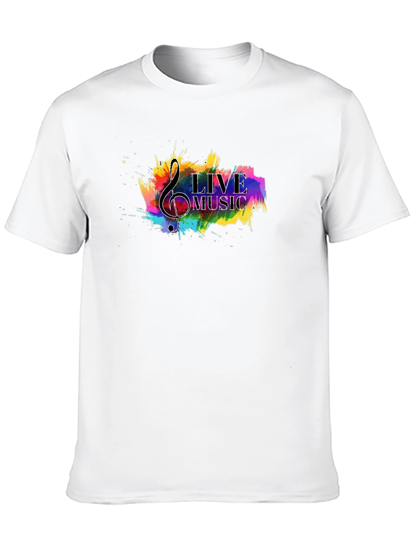 Live Music Graphic Tee - Unisex Cotton T-Shirt