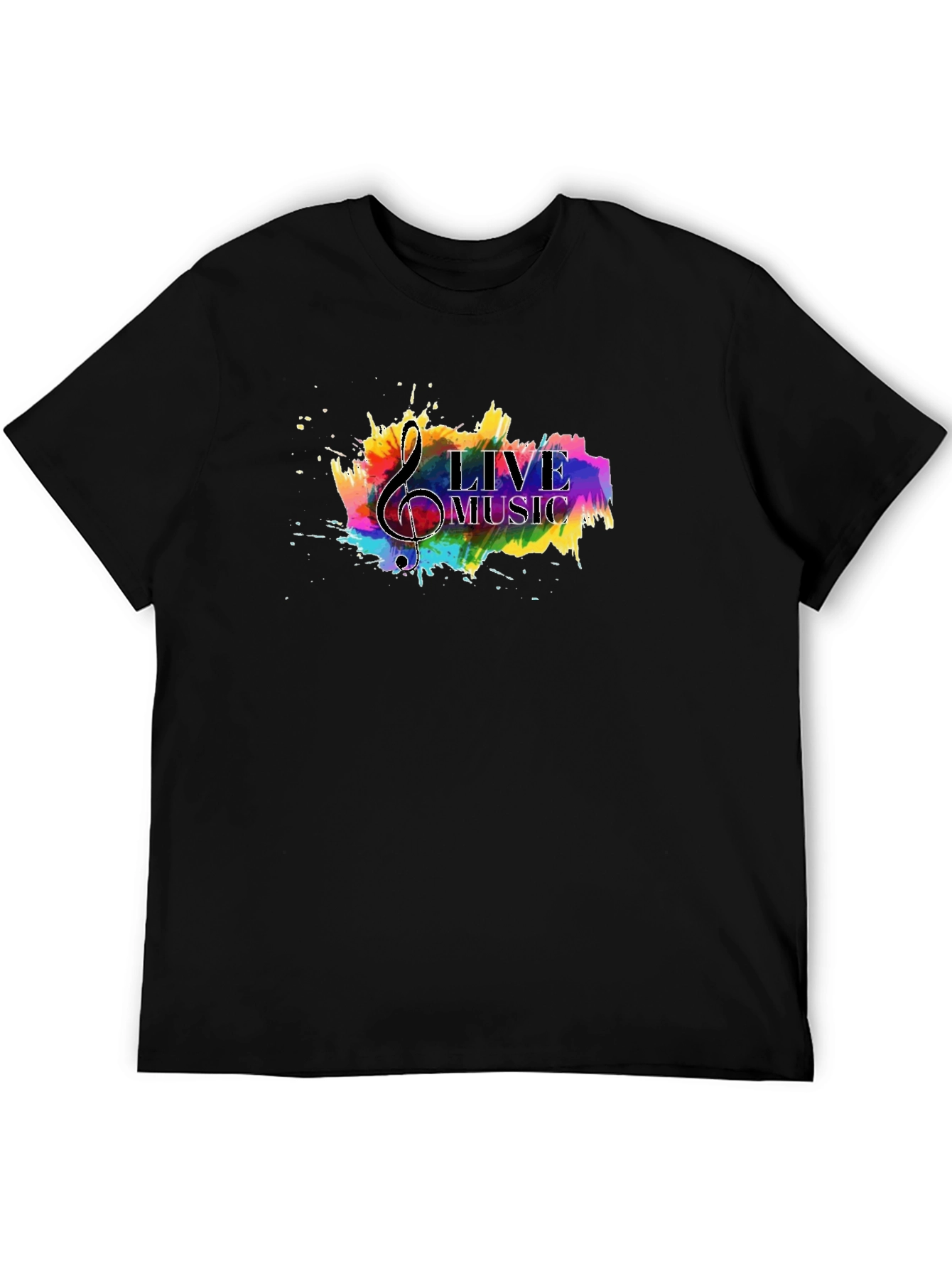 Live Music Graphic Tee - Unisex Cotton T-Shirt