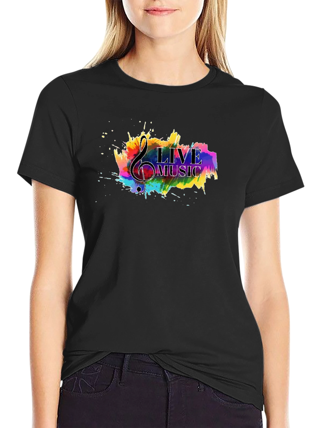 Live Music Graphic Tee - Unisex Cotton T-Shirt