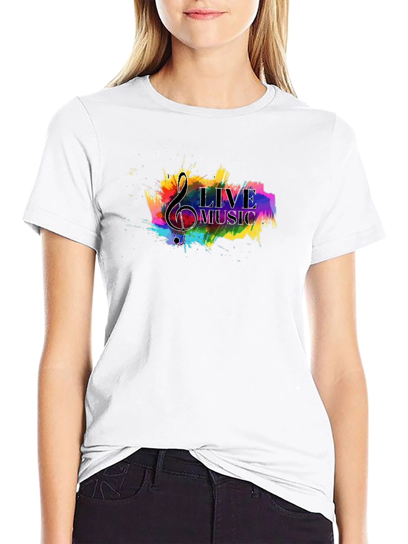 Live Music Graphic Tee - Unisex Cotton T-Shirt