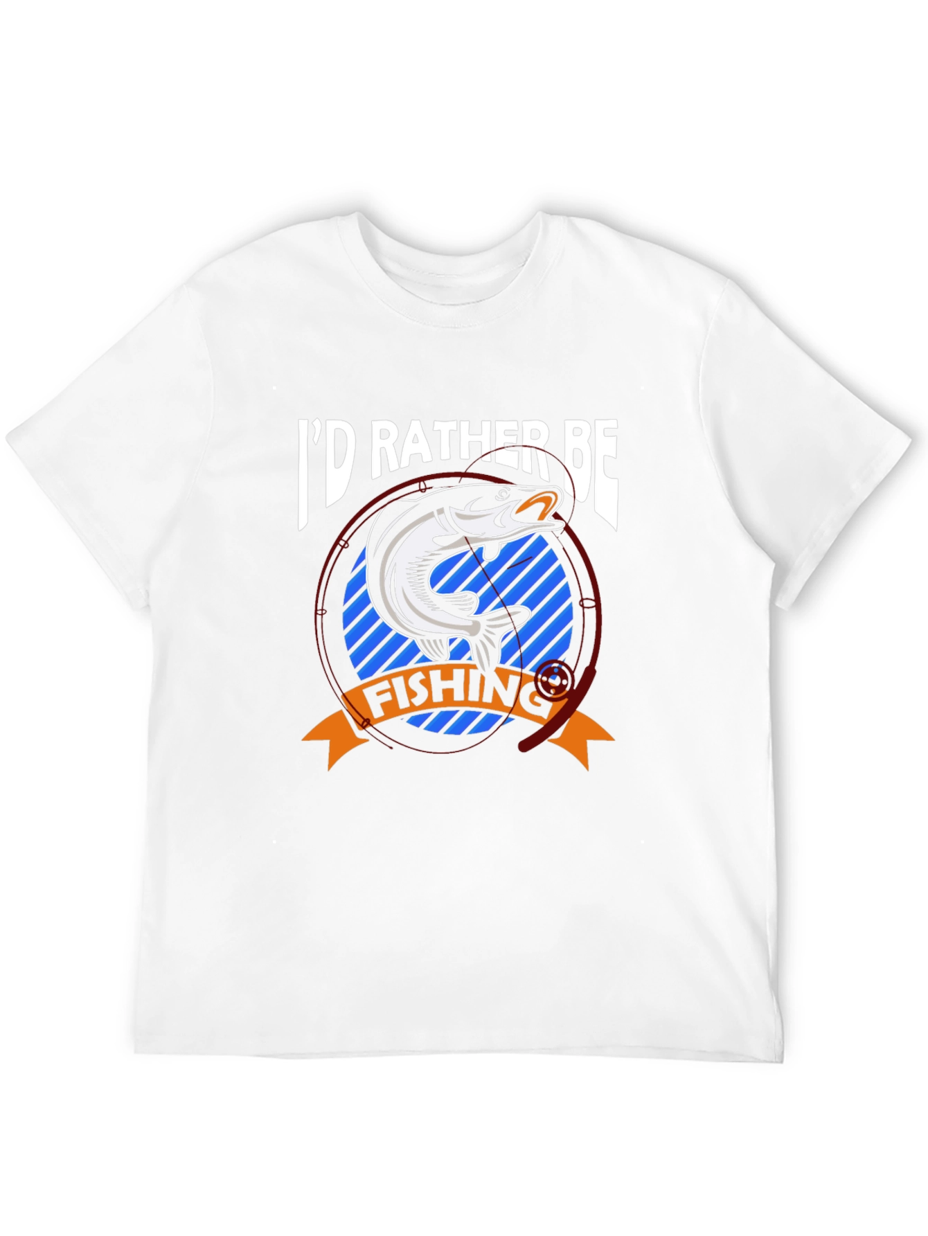 Id Rather Be Fishing T-Shirt - Bass Graphic Tee