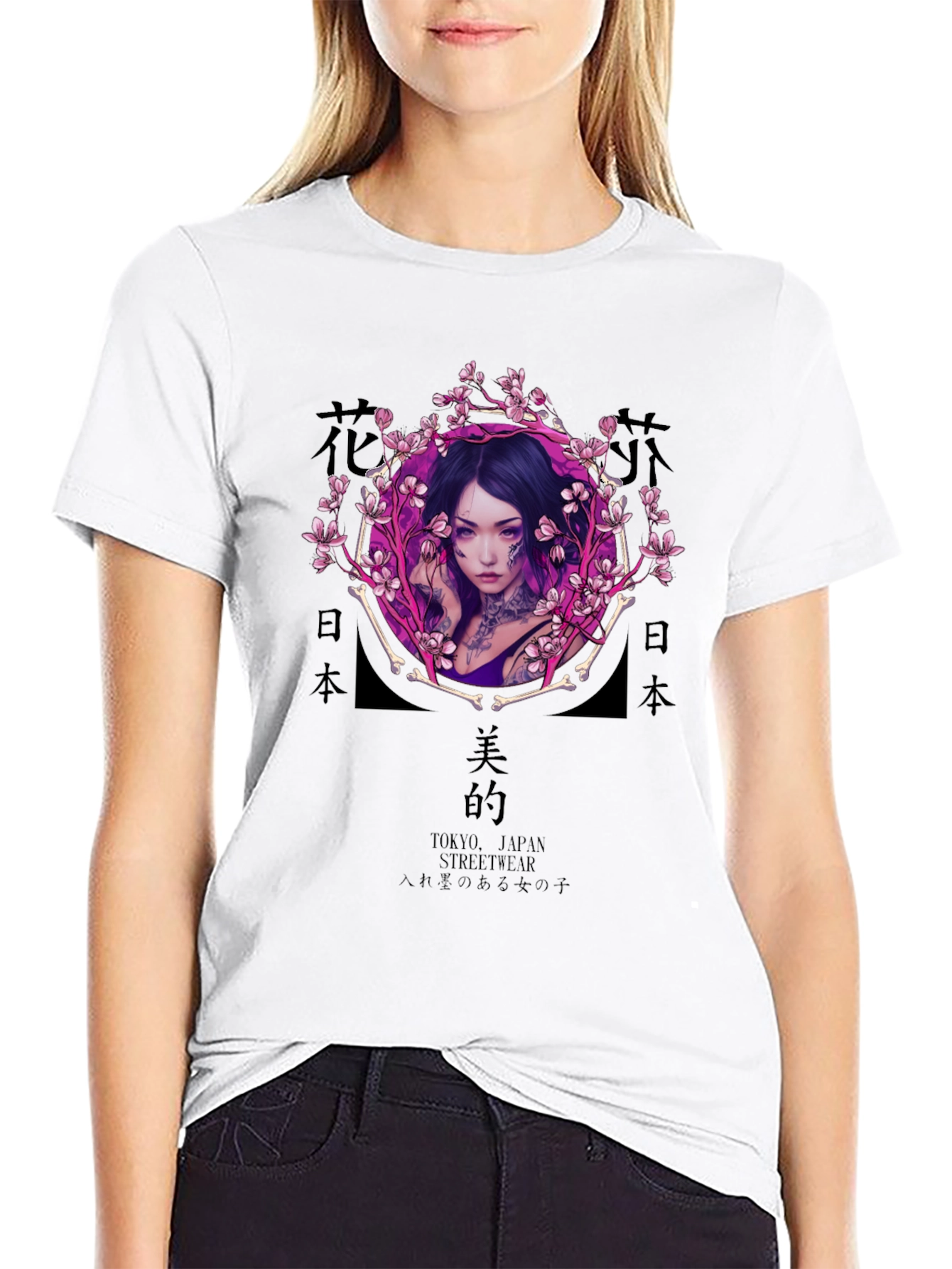 Edgy Tokyo Streetwear Graphic Tee