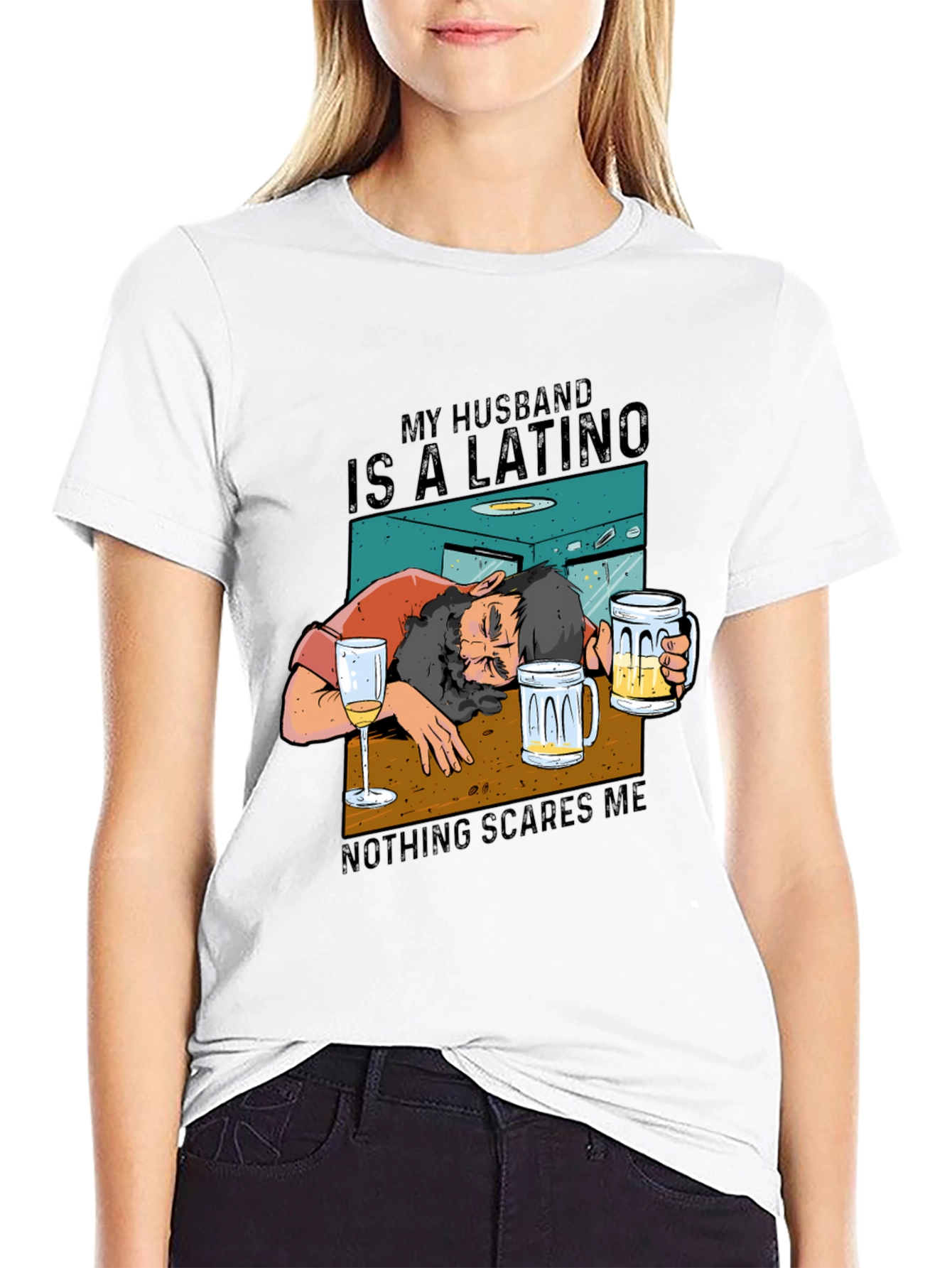 My Husband is Latino Graphic T-Shirt
