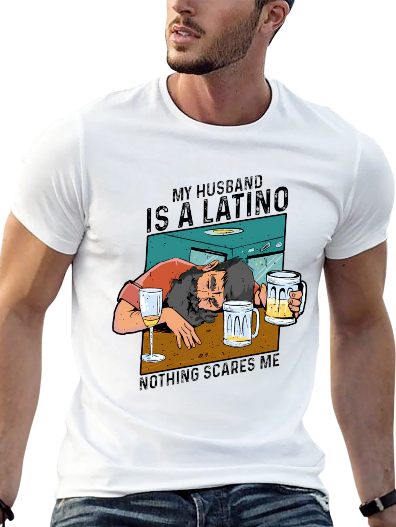 My Husband is Latino Graphic T-Shirt