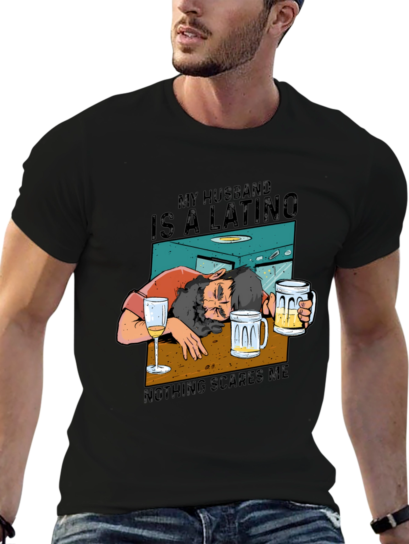 My Husband is Latino Graphic T-Shirt