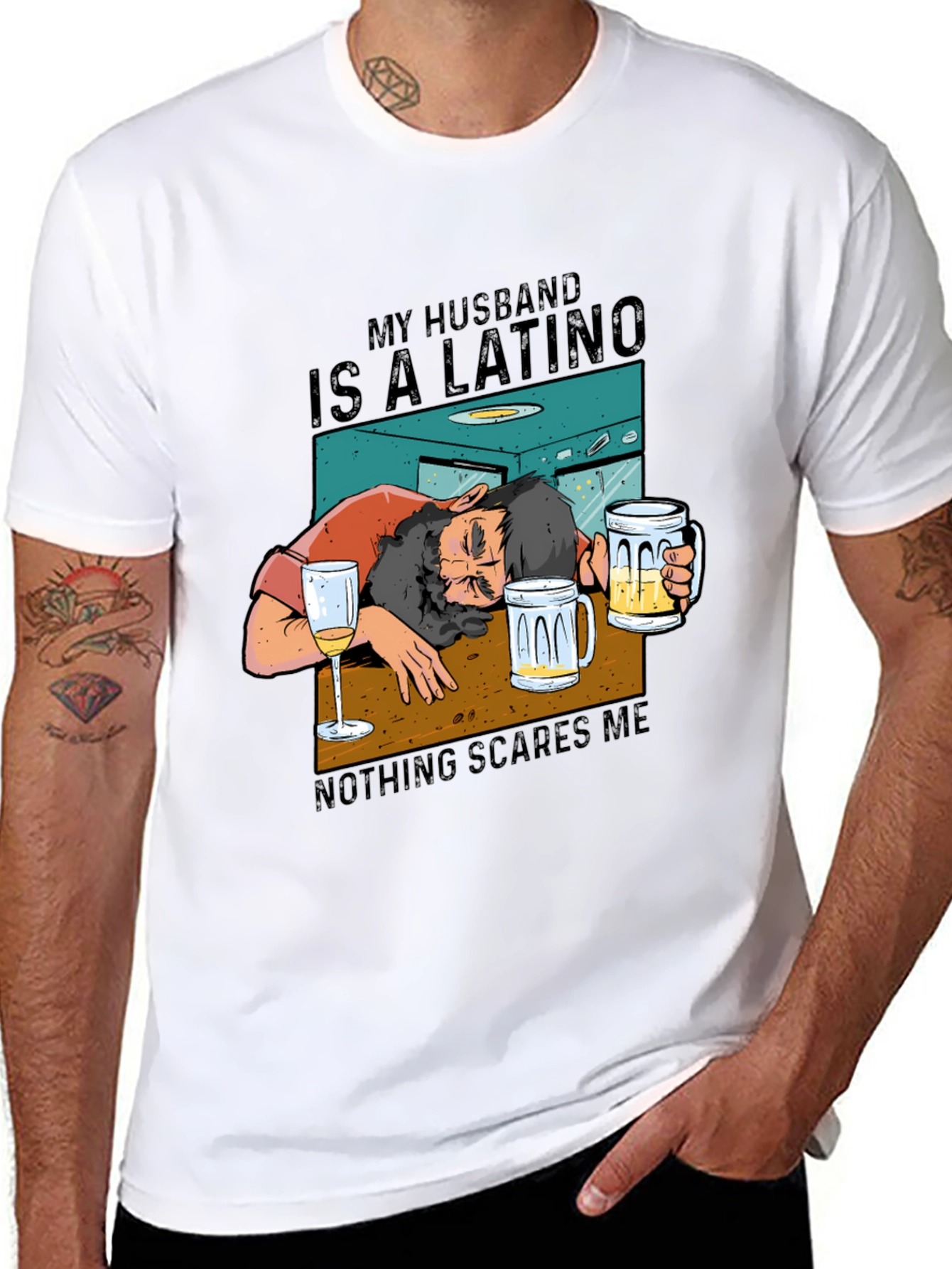 My Husband is Latino Graphic T-Shirt
