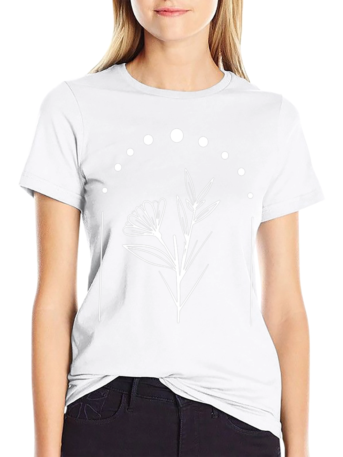 Botanical Moon Phase Graphic Tee