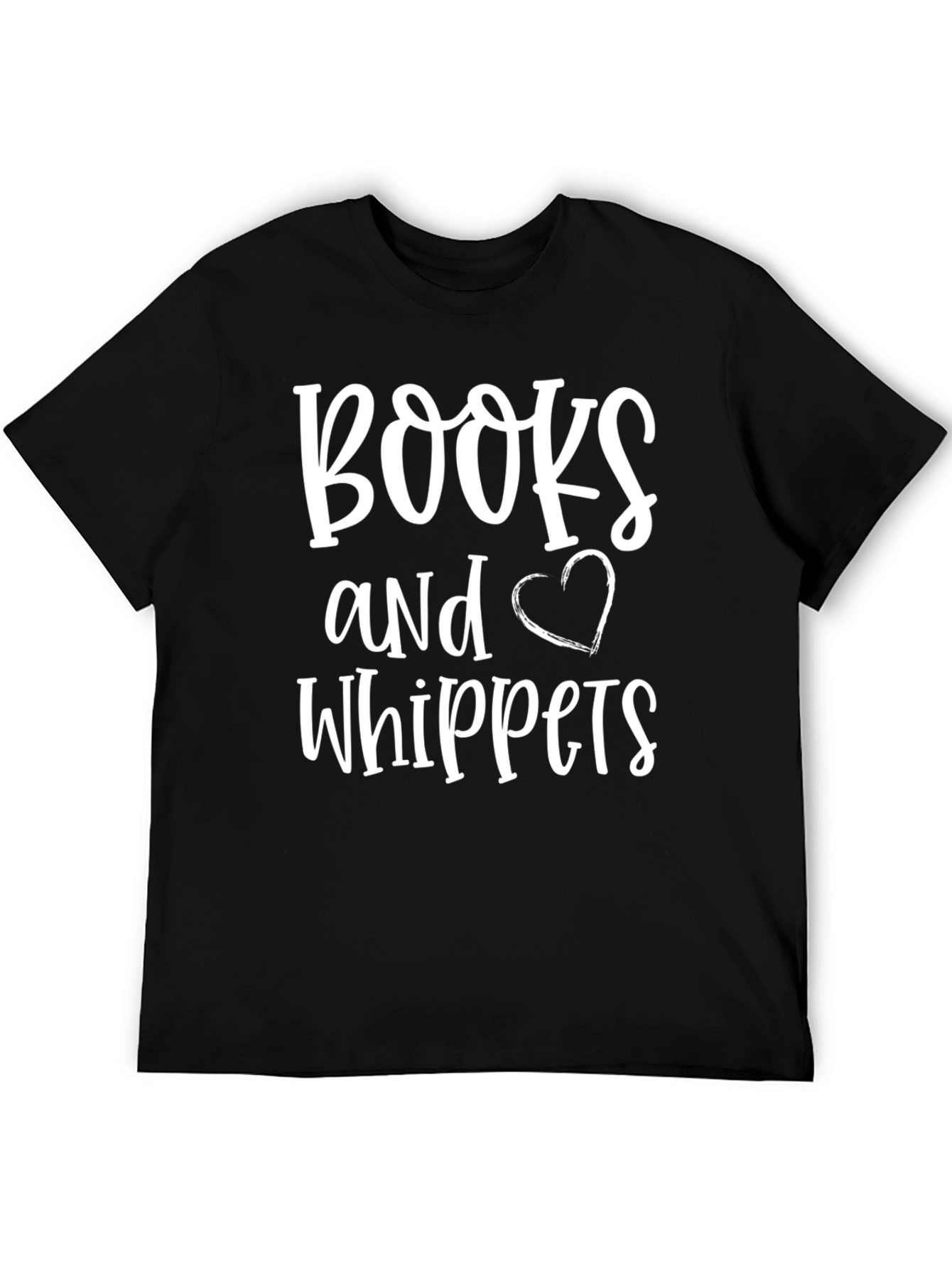Books and Whippets Graphic Tee
