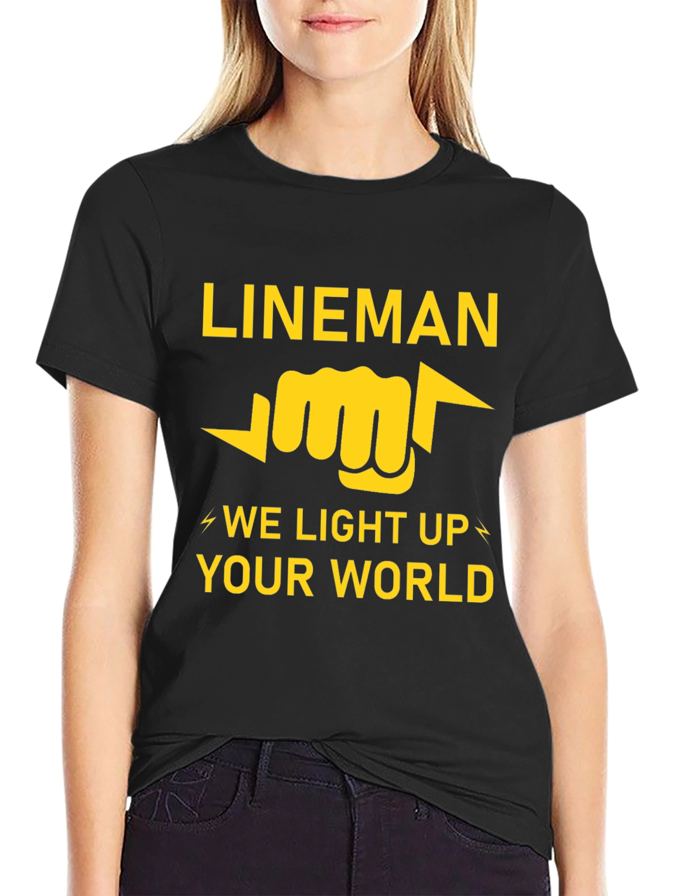 Lineman T-Shirt - We Light Up Your World