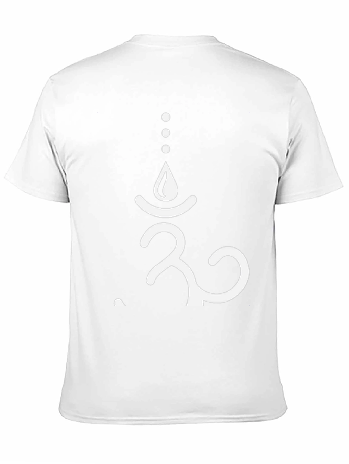 Om Symbol Graphic Print Black T-Shirt