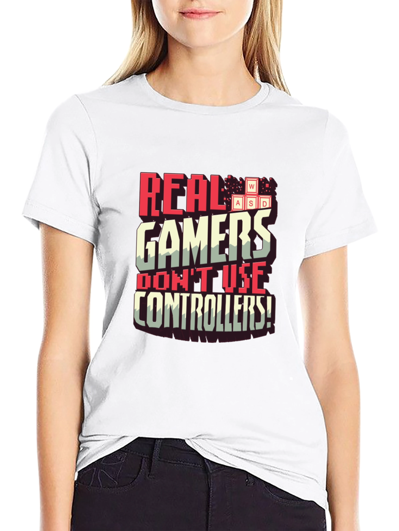 Real Gamers Dont Use Controllers T-Shirt